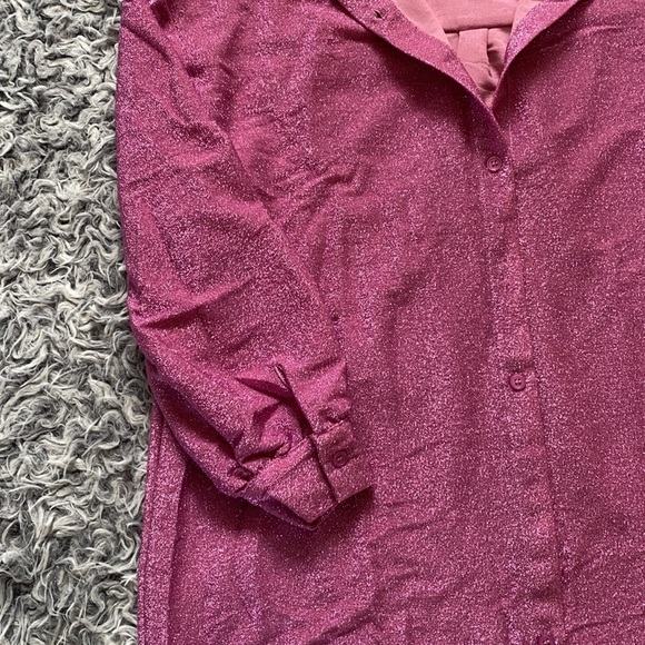 NWOT Princess Polly Pink EVOLVING SHIRT Button Down Dress - Picture 10 of 16